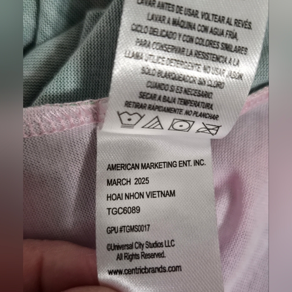 Wicked Pink & Green Pajamas, 6x, Short Sleeve Top & Shirt, Pjs, New With Tags - Picture 10 of 10